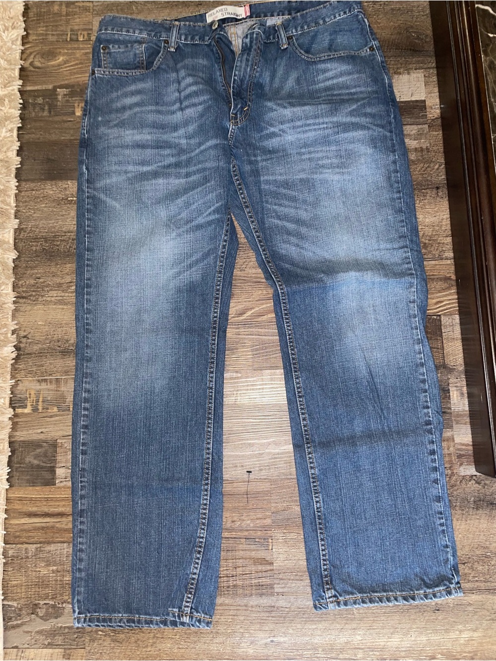 Classic Men’s Levi’s Blue Straight-Leg Jeans